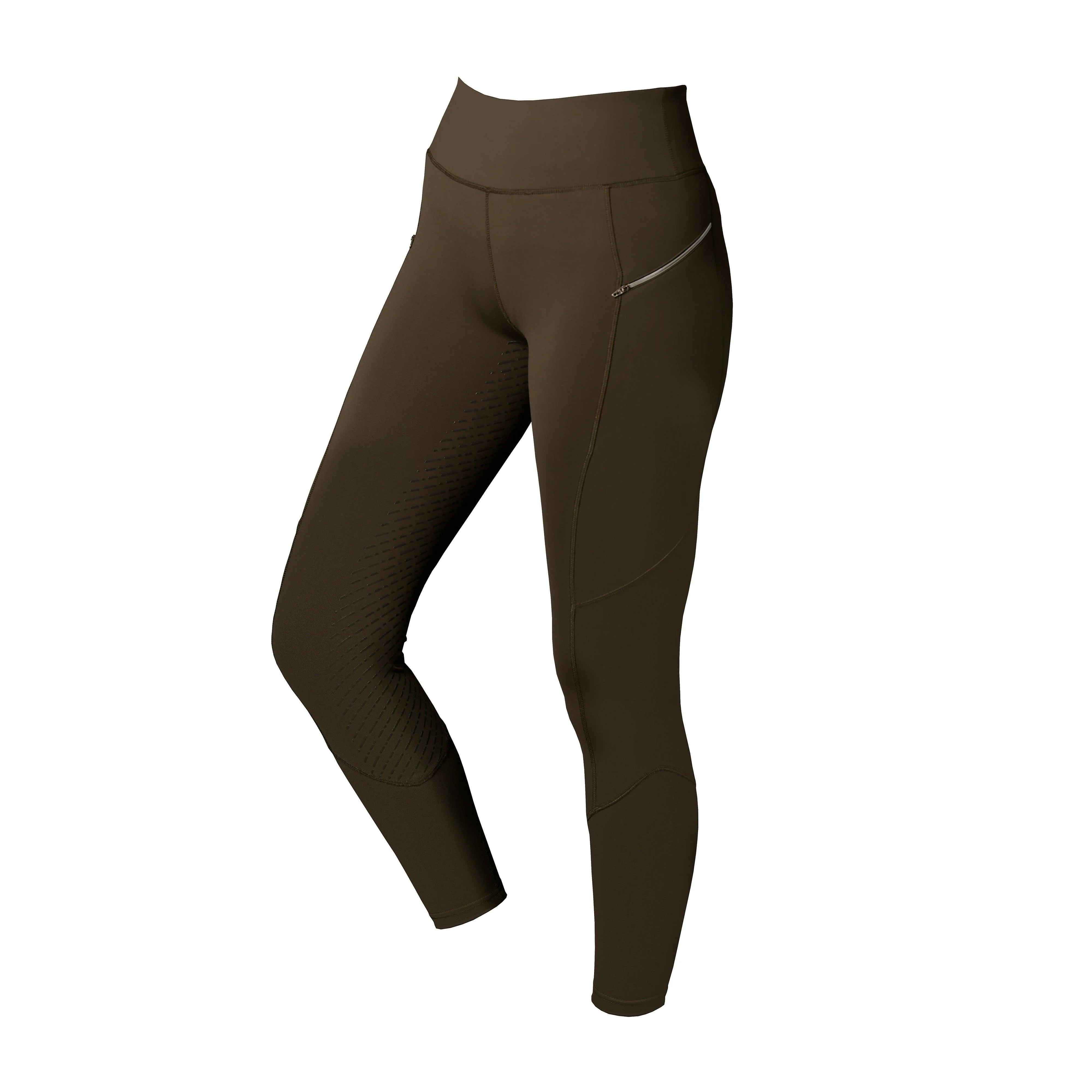 Womens Veda Technical Tights Olive - Image 3