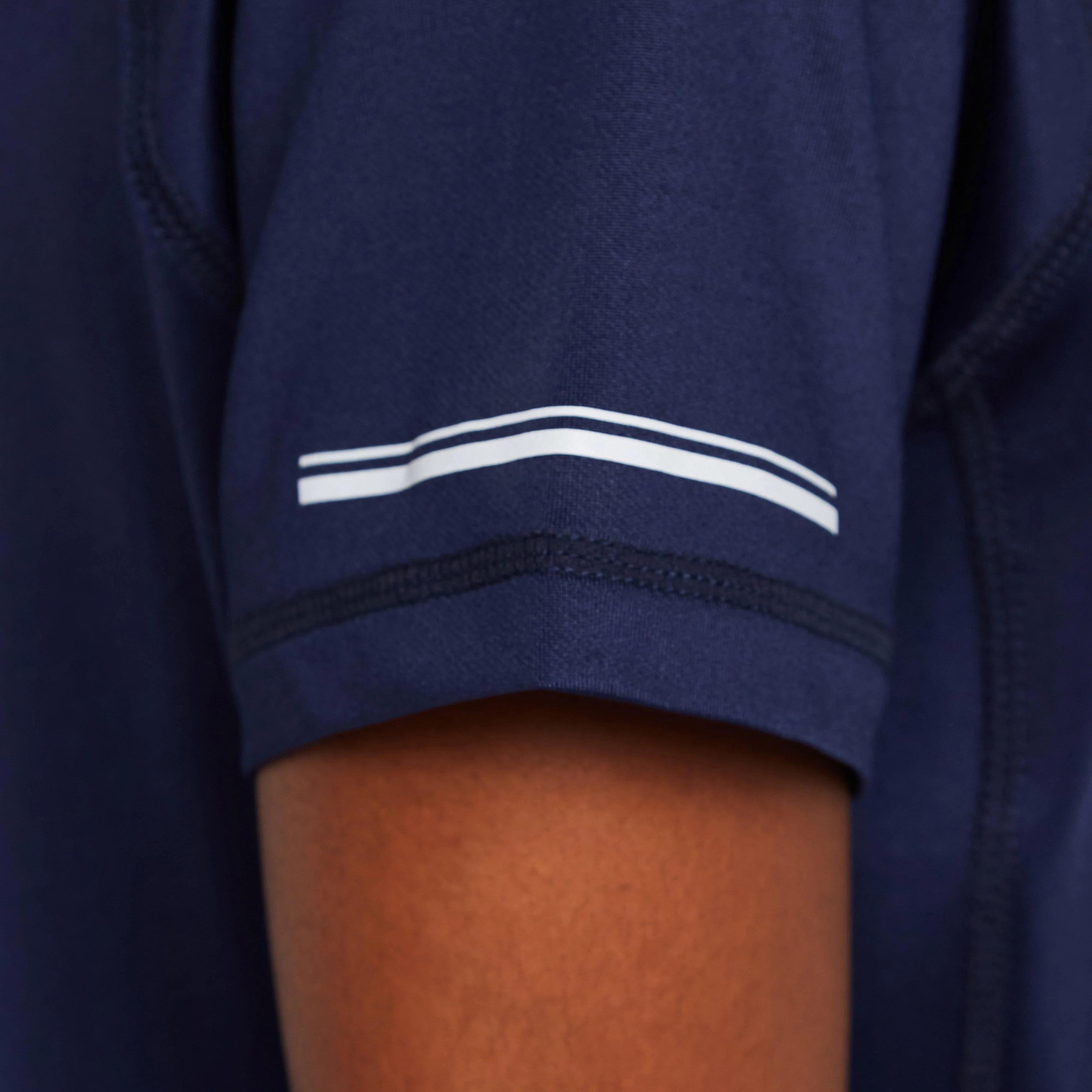 Womens Victoria Premium Short Sleeve Top Navy - Image 6