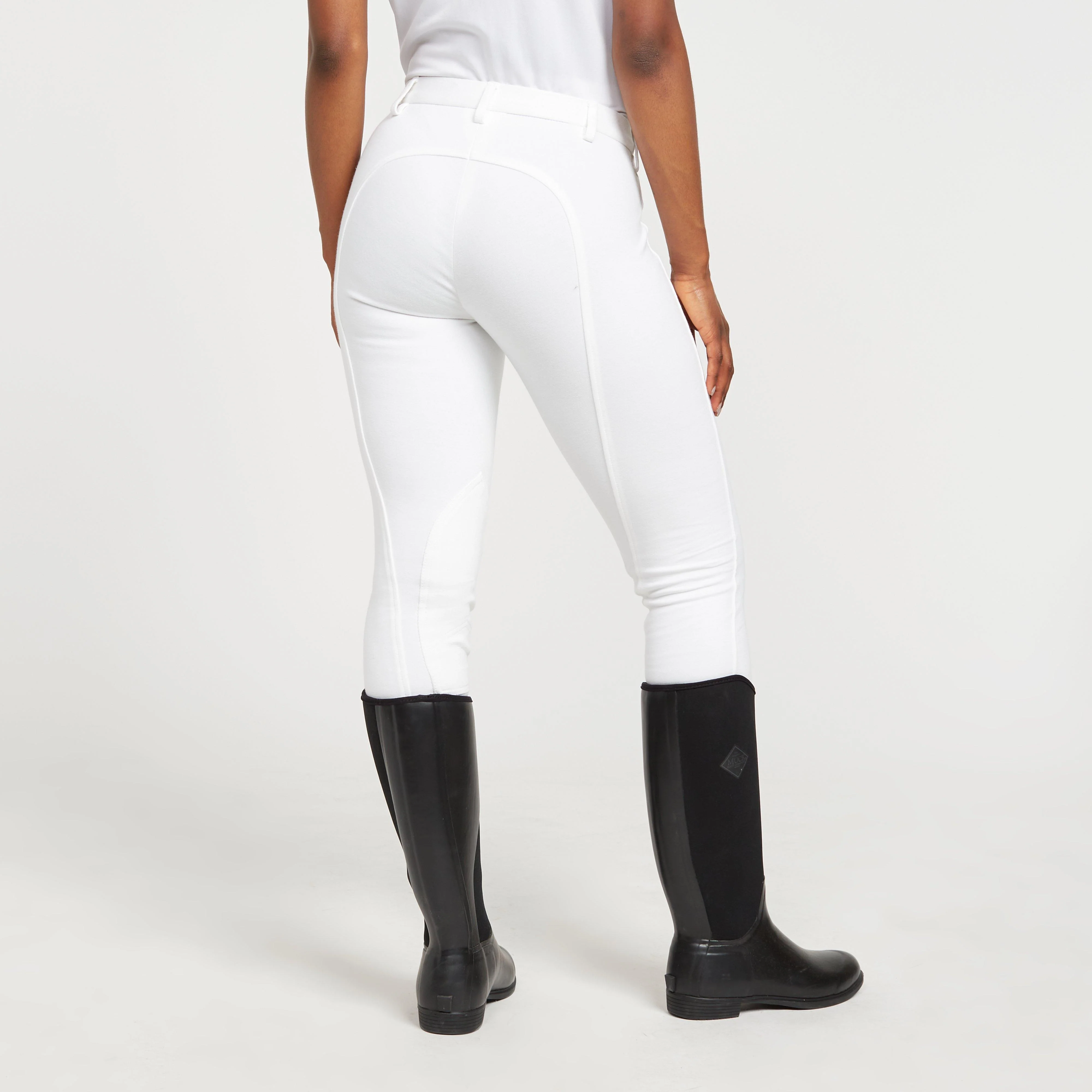 Womens Jodhpurs White - Image 2