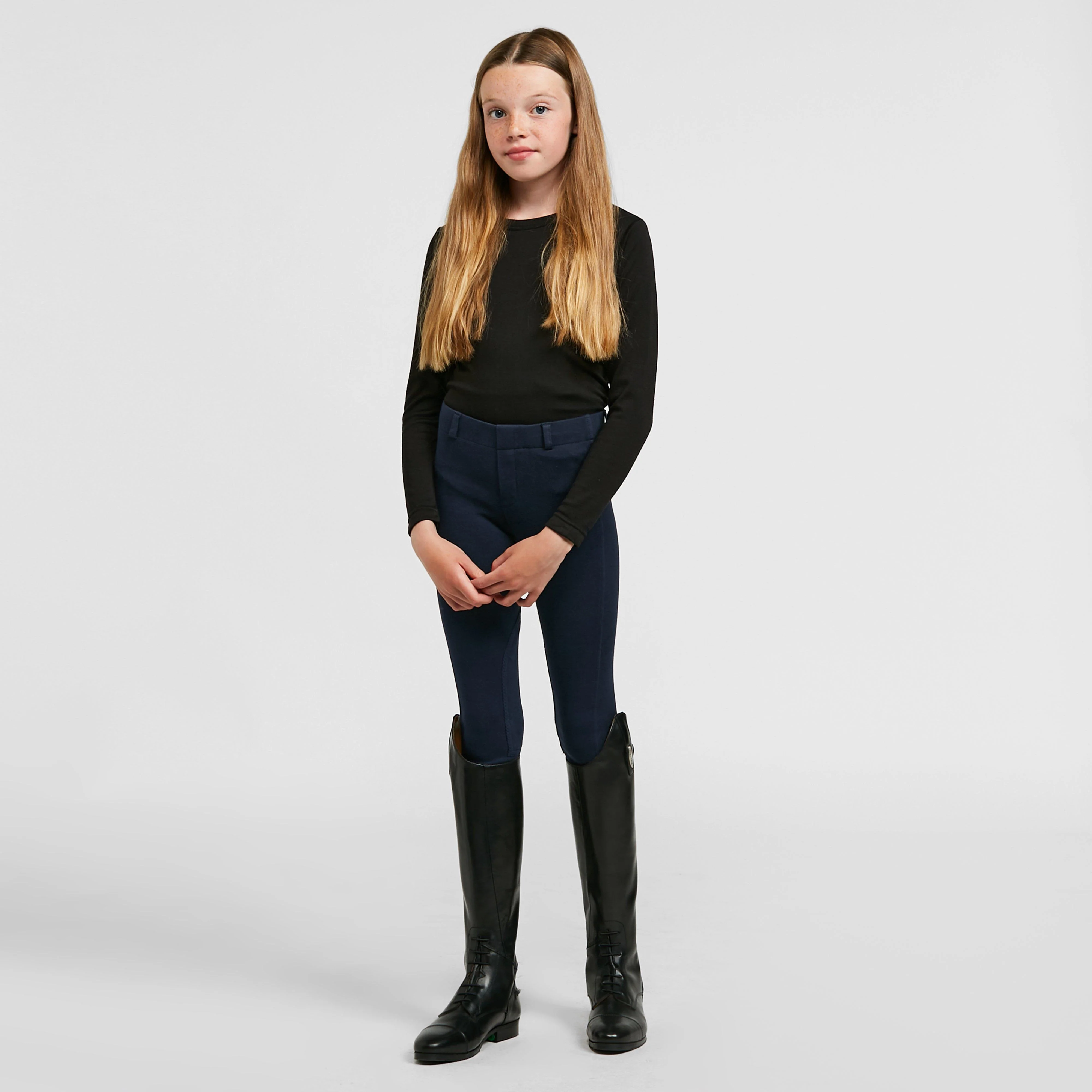 Kids Brightside Jodhpurs Navy - Image 3
