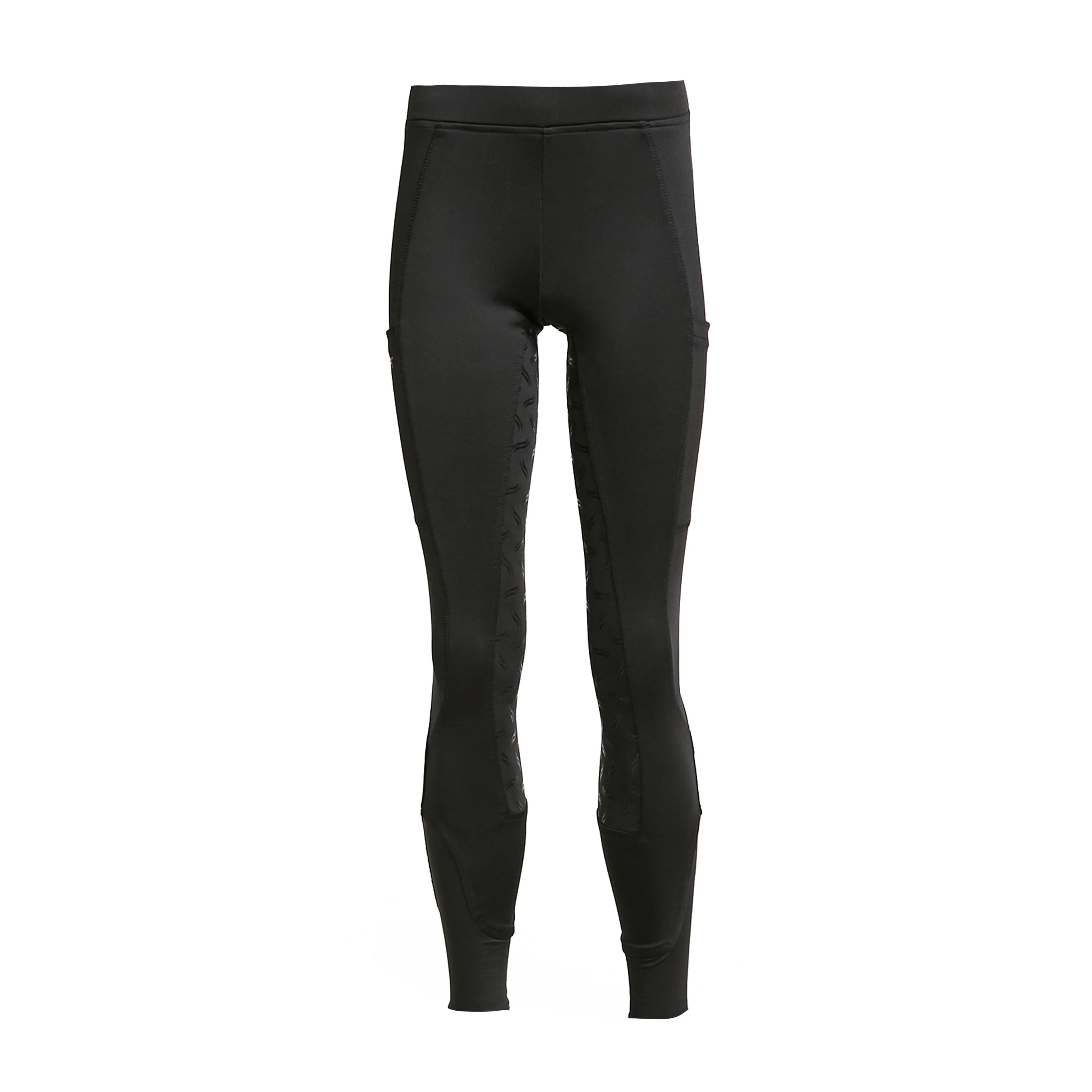 Kids Shore Riding Tights Black - Image 7