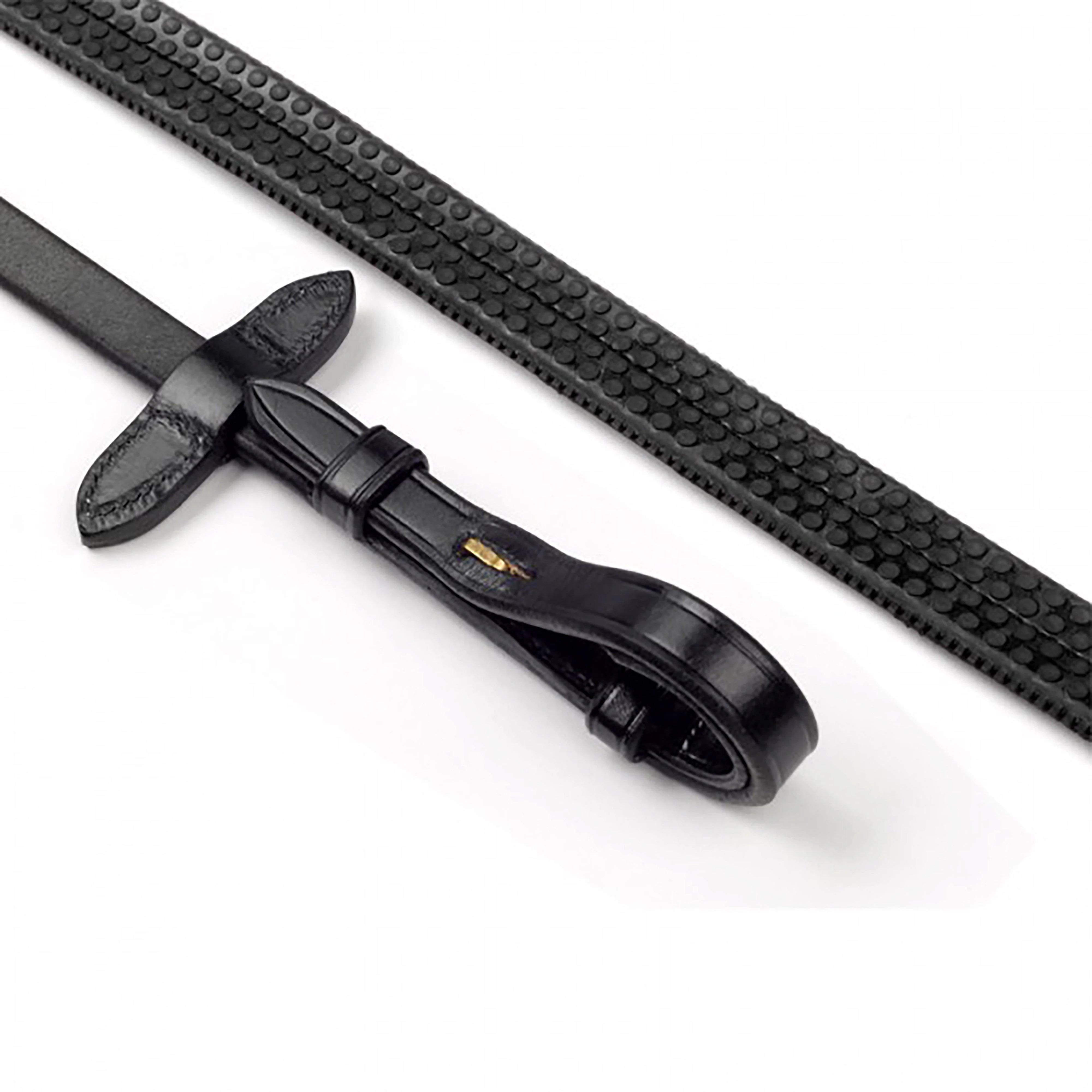 Ready To Ride Rubber Reins Black - Image 2