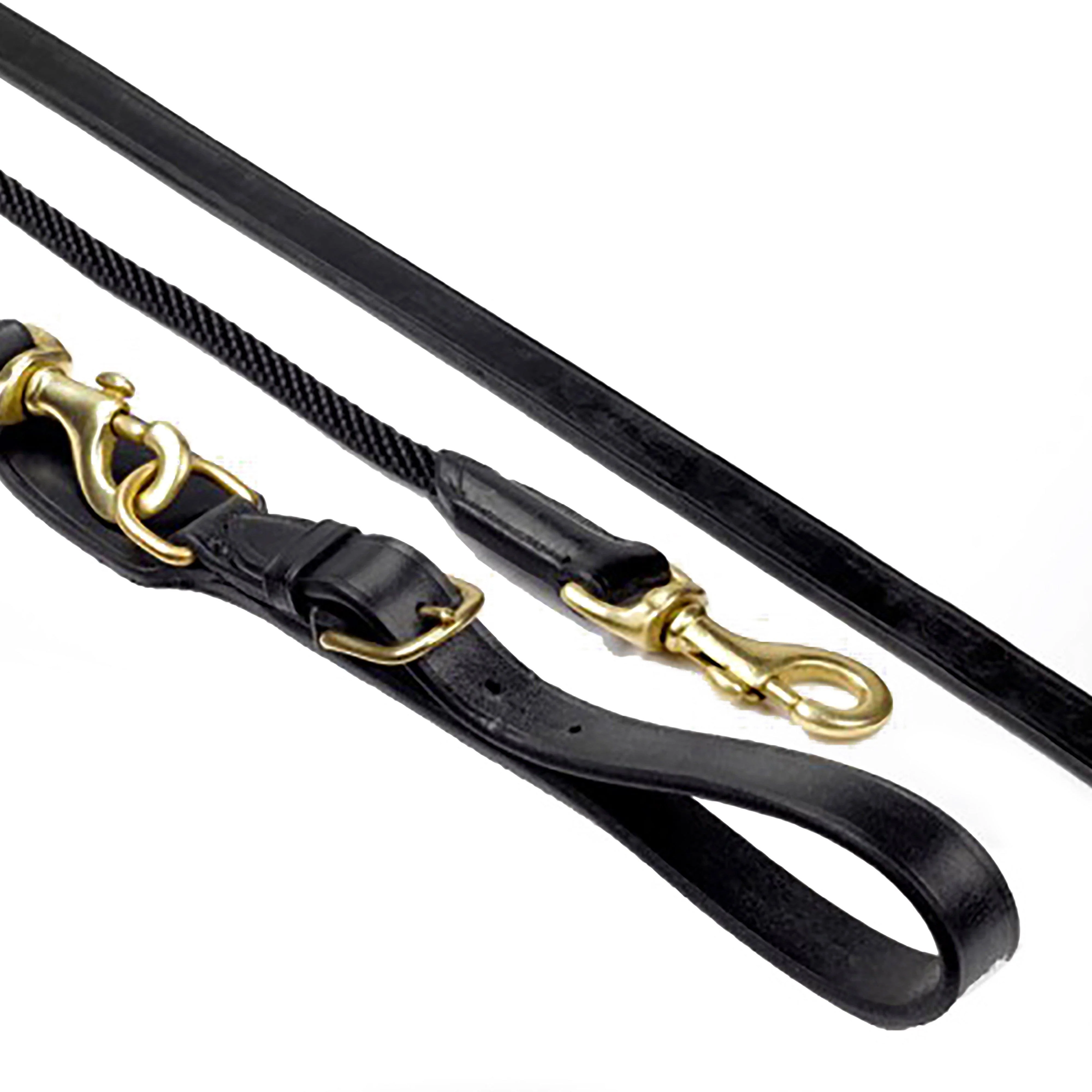 Rope Draw Reins Black - Image 2