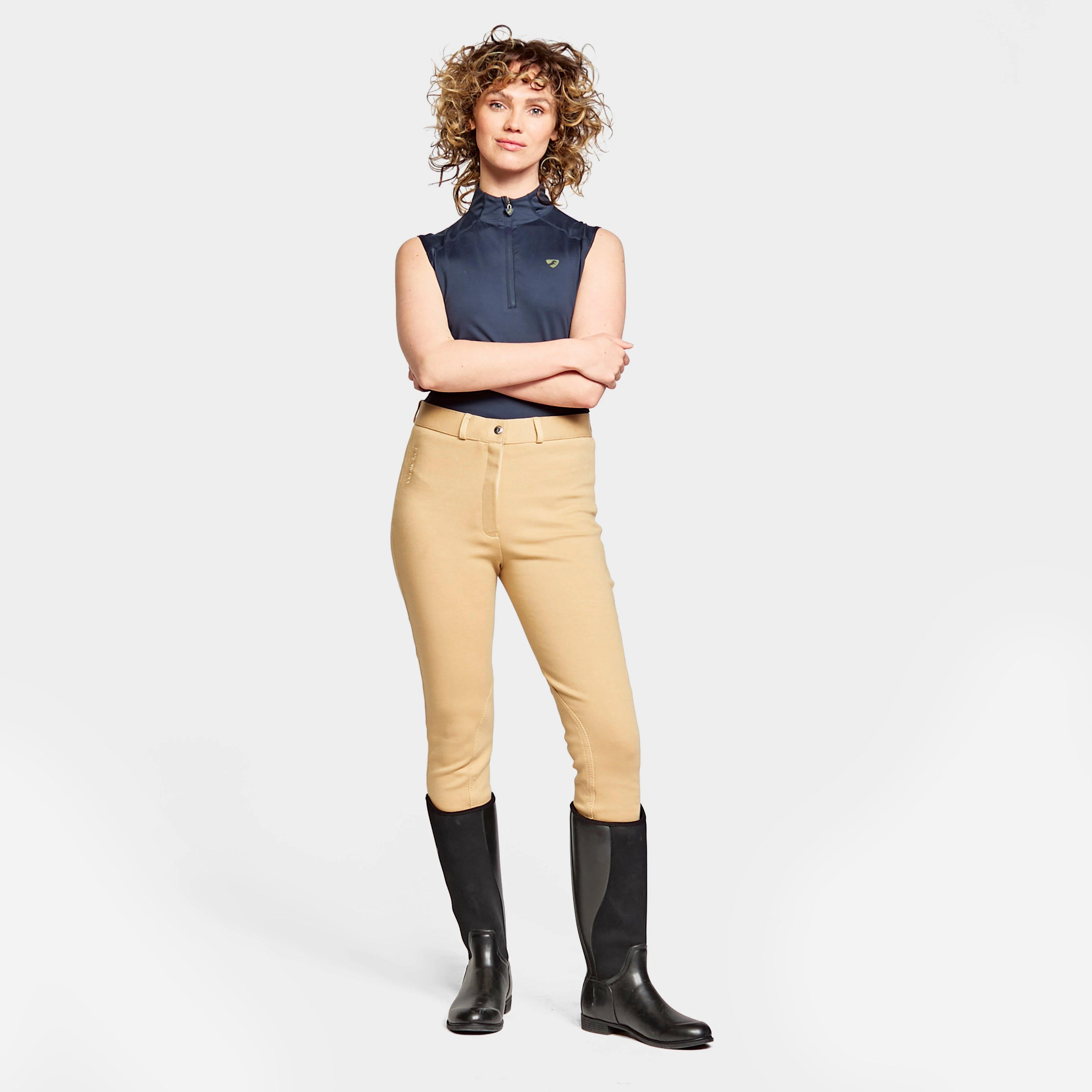 Womens Pateley Jodhpurs Beige - Image 3