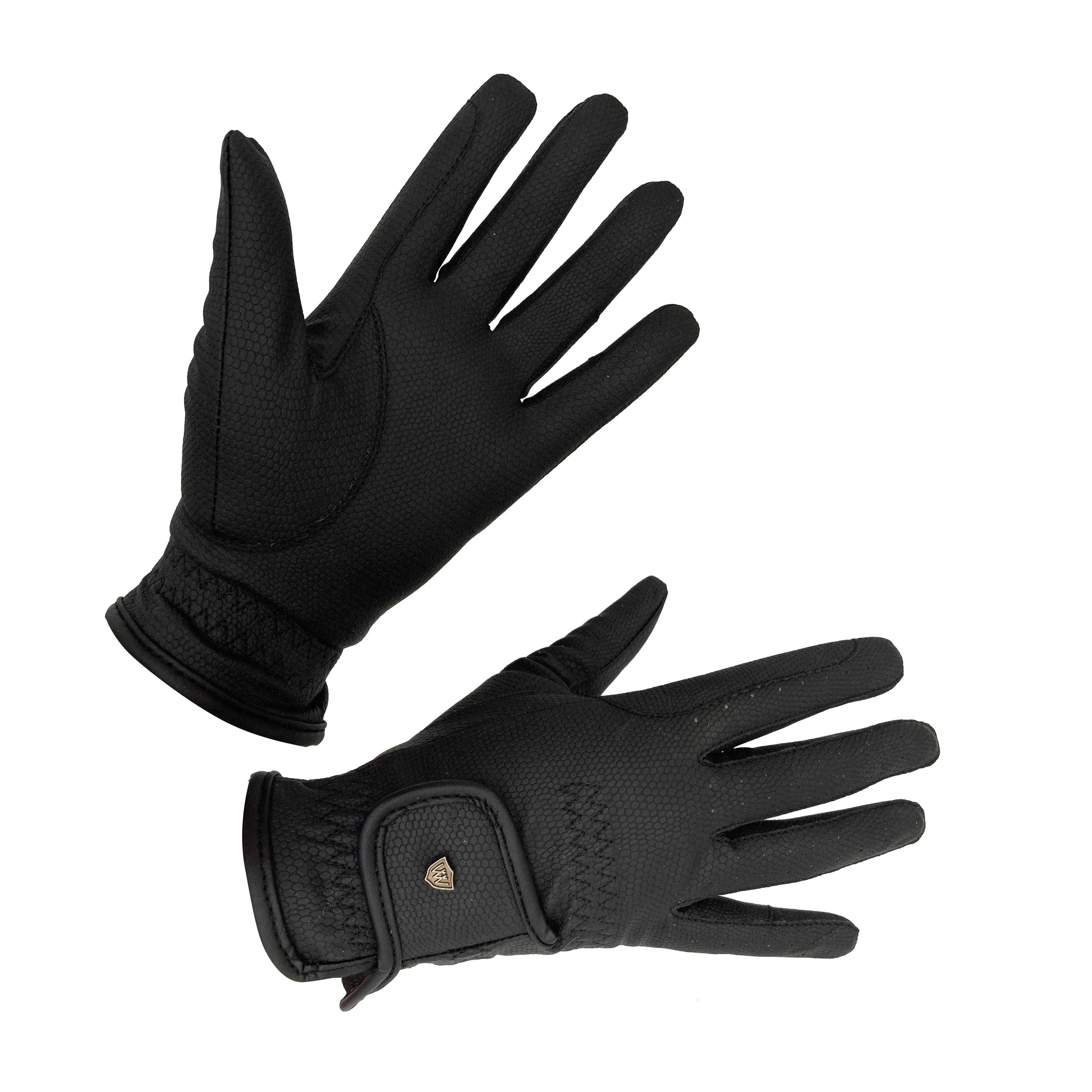 Competition Riding Gloves Black - Image 2